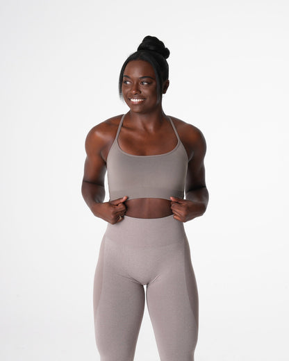 Women Taupe Invincible Seamless Bra | NVGTN