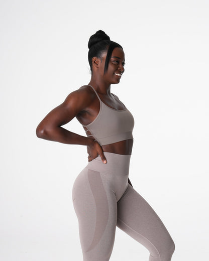 Women Taupe Invincible Seamless Bra | NVGTN