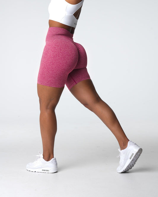 Women Crimson Scrunch Seamless Shorts | NVGTN