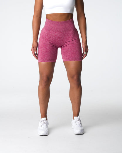 Women Crimson Scrunch Seamless Shorts | NVGTN