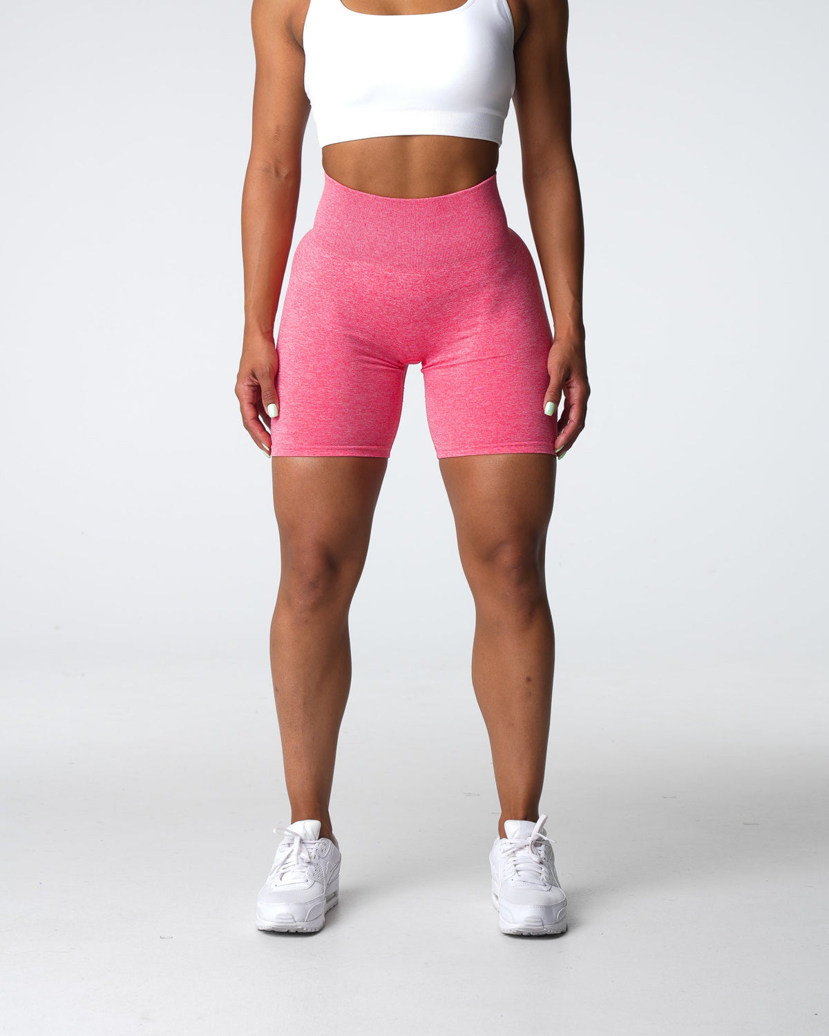 Women Coral Scrunch Seamless Shorts | NVGTN