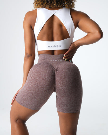 Women Cocoa Scrunch Seamless Shorts | NVGTN