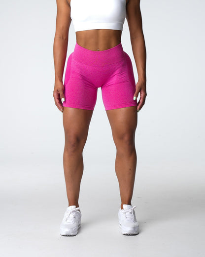 Women Fuchsia Contour Seamless Shorts | NVGTN