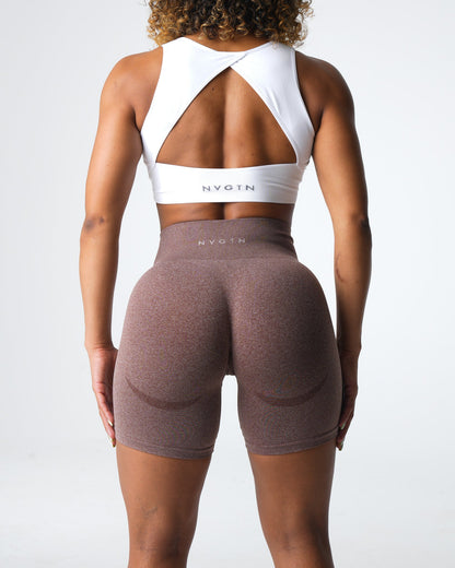 Women Cocoa Contour Seamless Shorts | NVGTN
