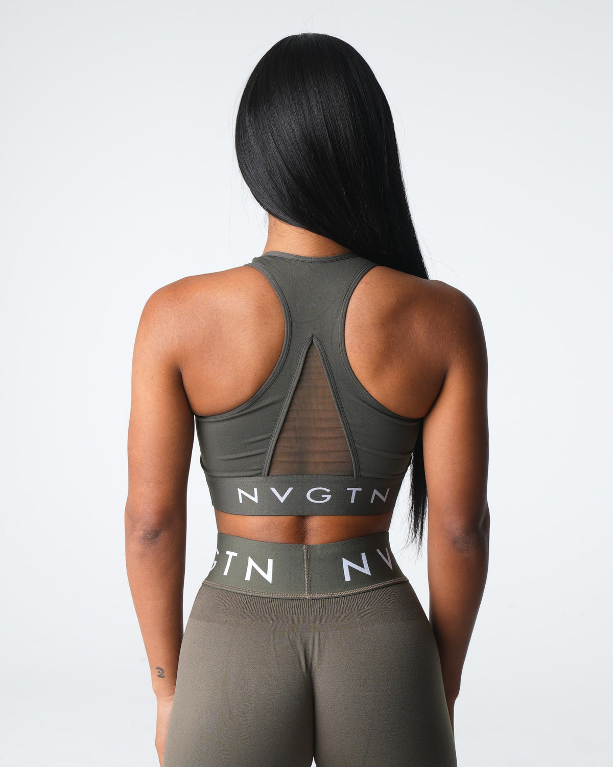 Women Olive Legacy Sport Seamless Bra | NVGTN