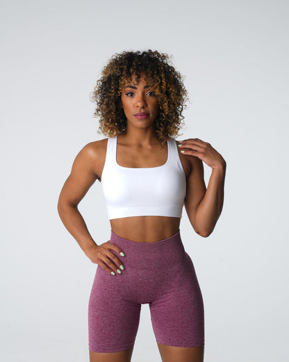 Women White Empower Seamless Bra | NVGTN