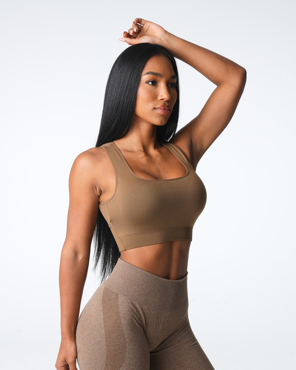 Women Mocha Empower Seamless Bra | NVGTN