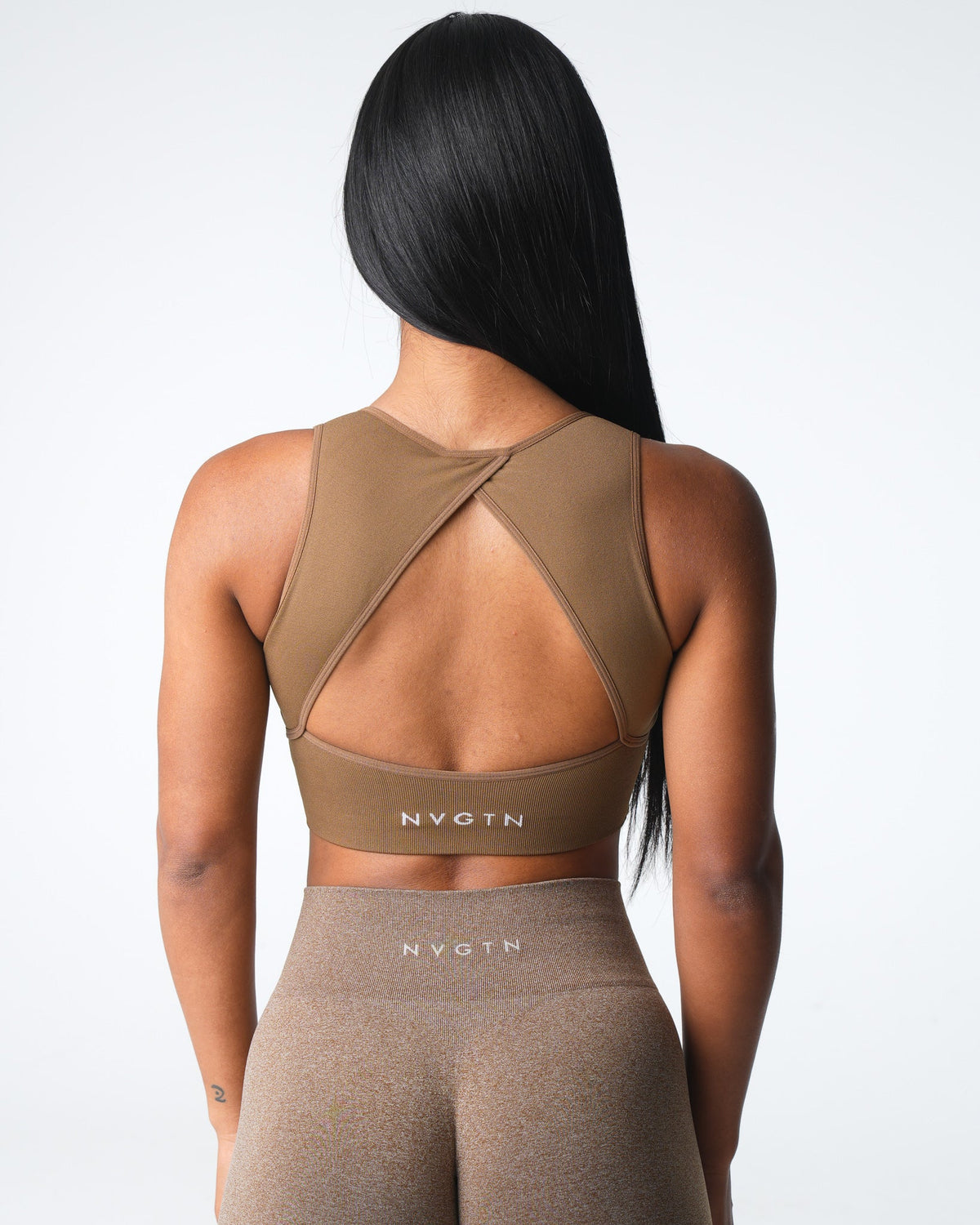 Women Mocha Empower Seamless Bra | NVGTN