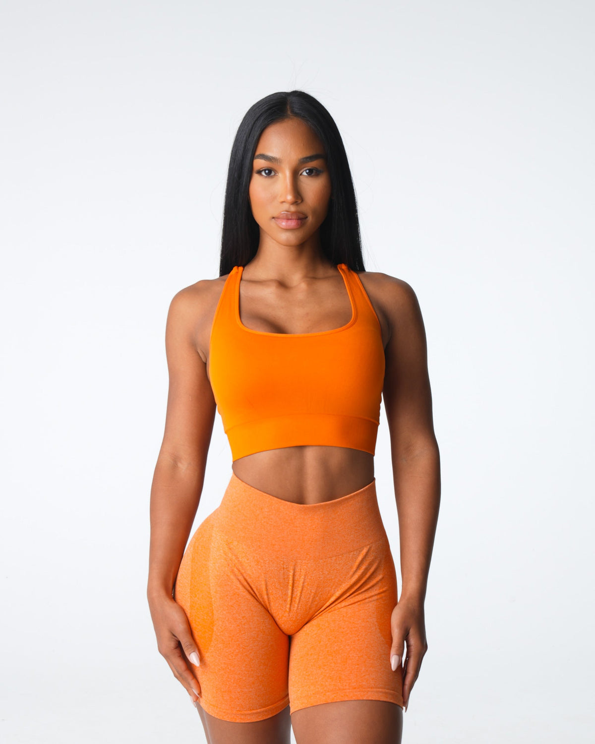 Women Burnt Orange Thrive Seamless Bra | NVGTN