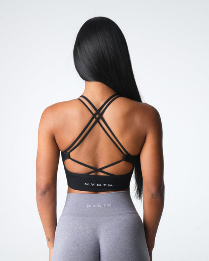 Women Black Virtue Seamless Bra | NVGTN