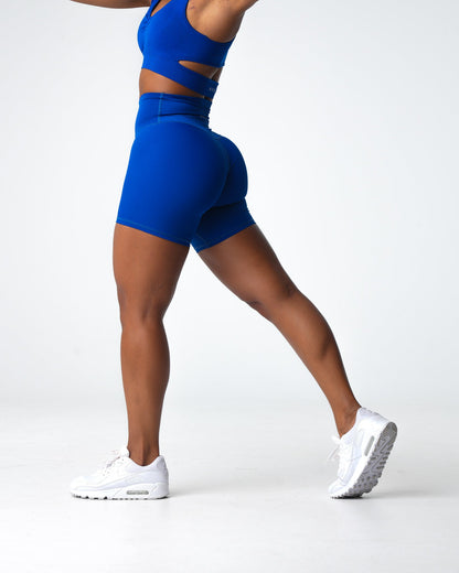 Women Sapphire Blue Signature 2.0 Shorts | NVGTN