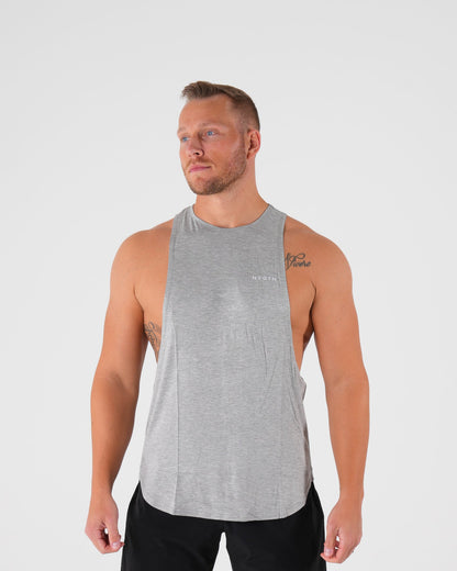 Men Grey Tech Edge Tank | NVGTN