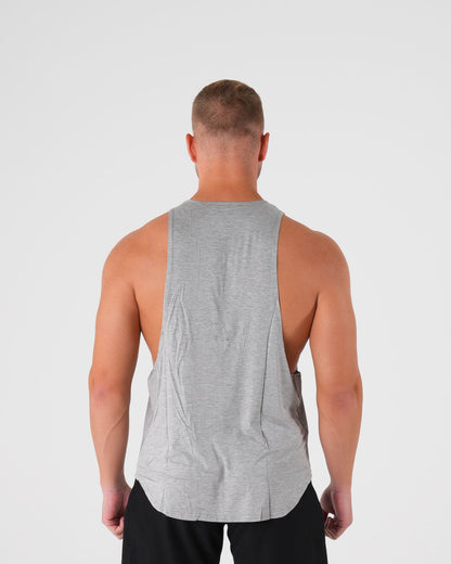 Men Grey Tech Edge Tank | NVGTN