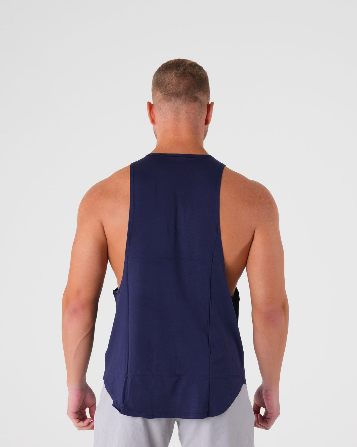 Men Navy Tech Edge Tank | NVGTN