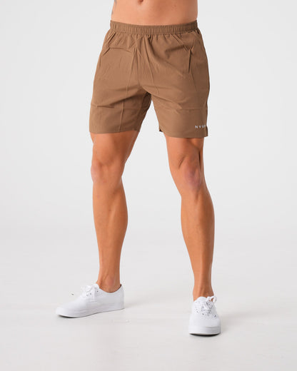 Men Mocha Flex Shorts | NVGTN