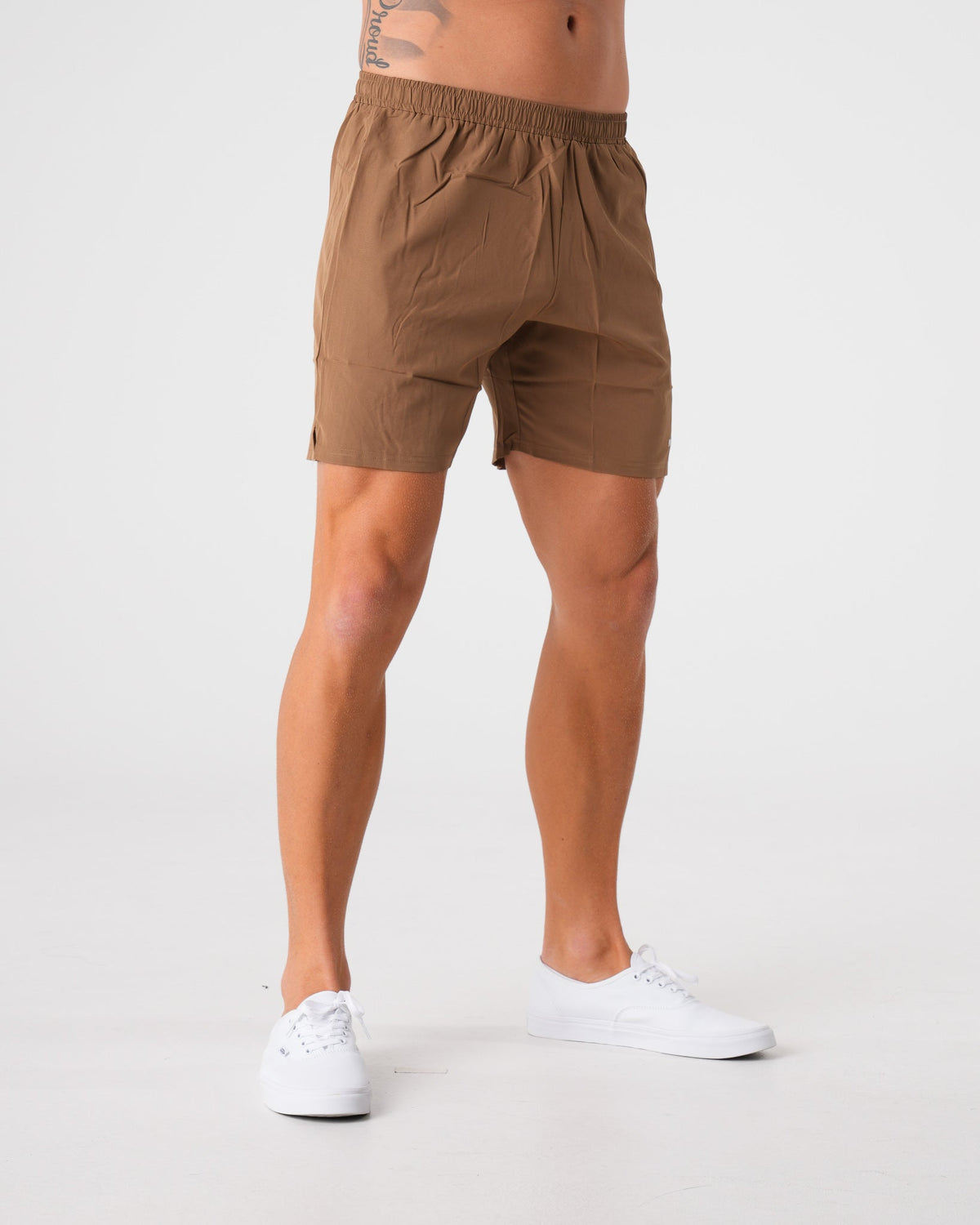 Men Mocha Flex Shorts | NVGTN