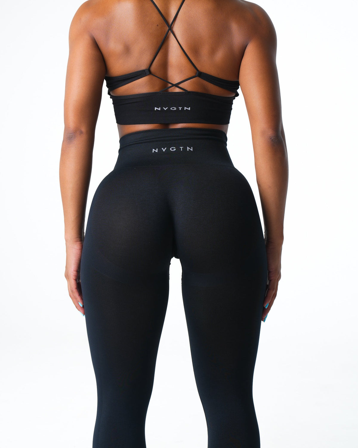 Women Black Performance Seamless Leggings | NVGTN