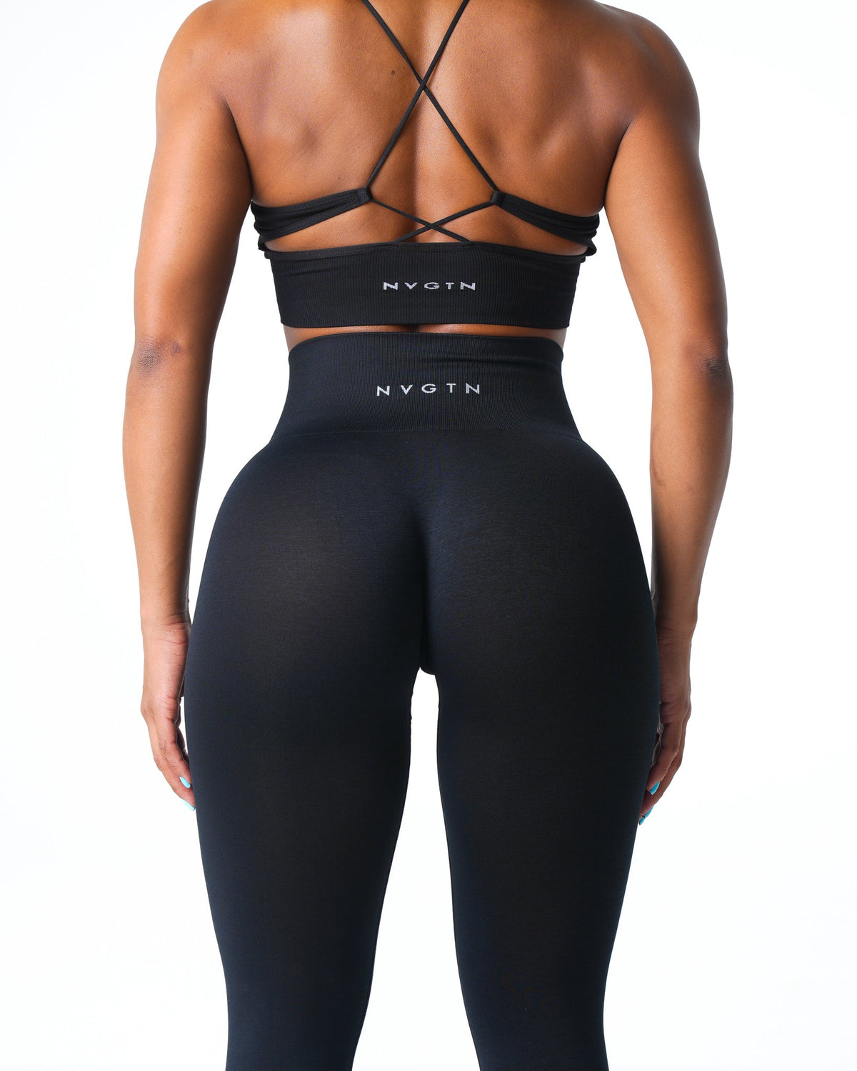 Women Black Shape Seamless Leggings | NVGTN