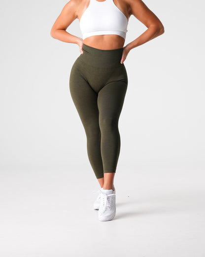 Women Olive Shape Seamless Leggings | NVGTN