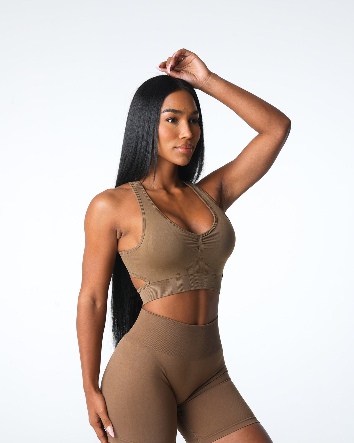 Women Toasted Almond Rise Seamless Bra | NVGTN