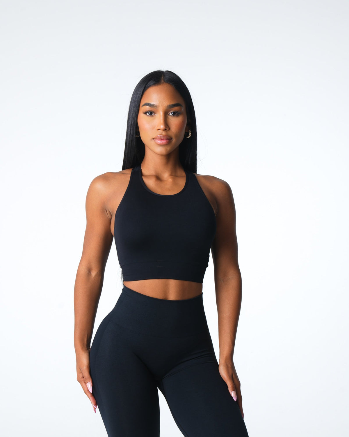 Women Black Resilience Seamless Bra | NVGTN