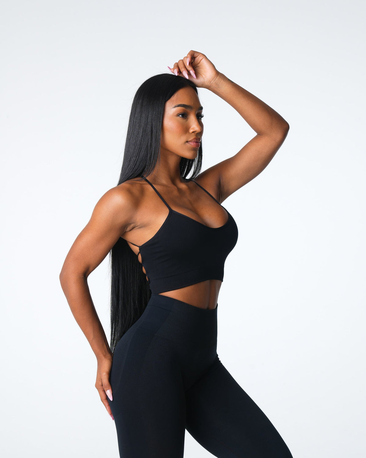 Women Black Cascade Seamless Bra | NVGTN