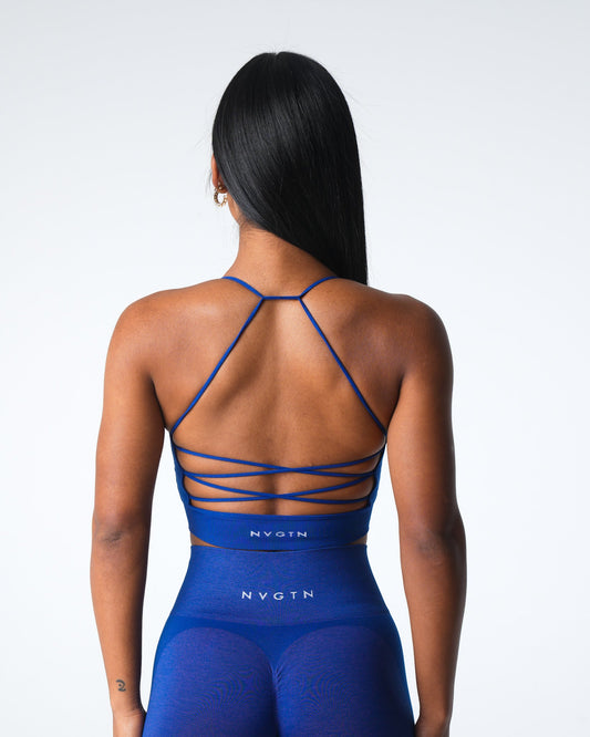 Women Azure Blue Cascade Seamless Bra | NVGTN
