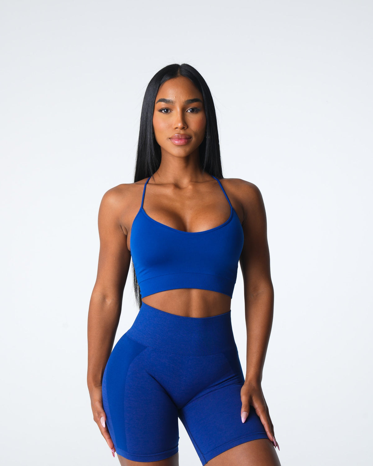 Women Azure Blue Cascade Seamless Bra | NVGTN