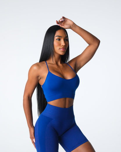 Women Azure Blue Cascade Seamless Bra | NVGTN