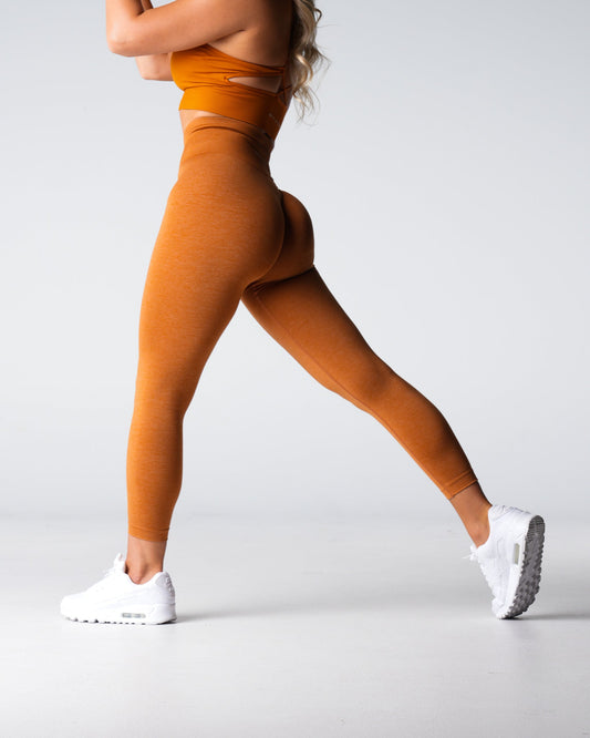 Women Terracotta Shape Seamless Leggings | NVGTN