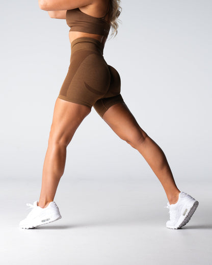 Women Mocha Contour 2.0 Seamless Shorts | NVGTN
