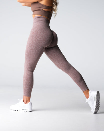 Women Cocoa Scrunch Seamless Leggings | NVGTN