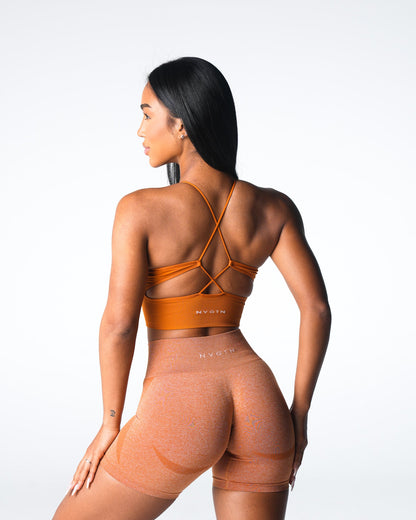 Women Terracotta Embrace Seamless Bra | NVGTN