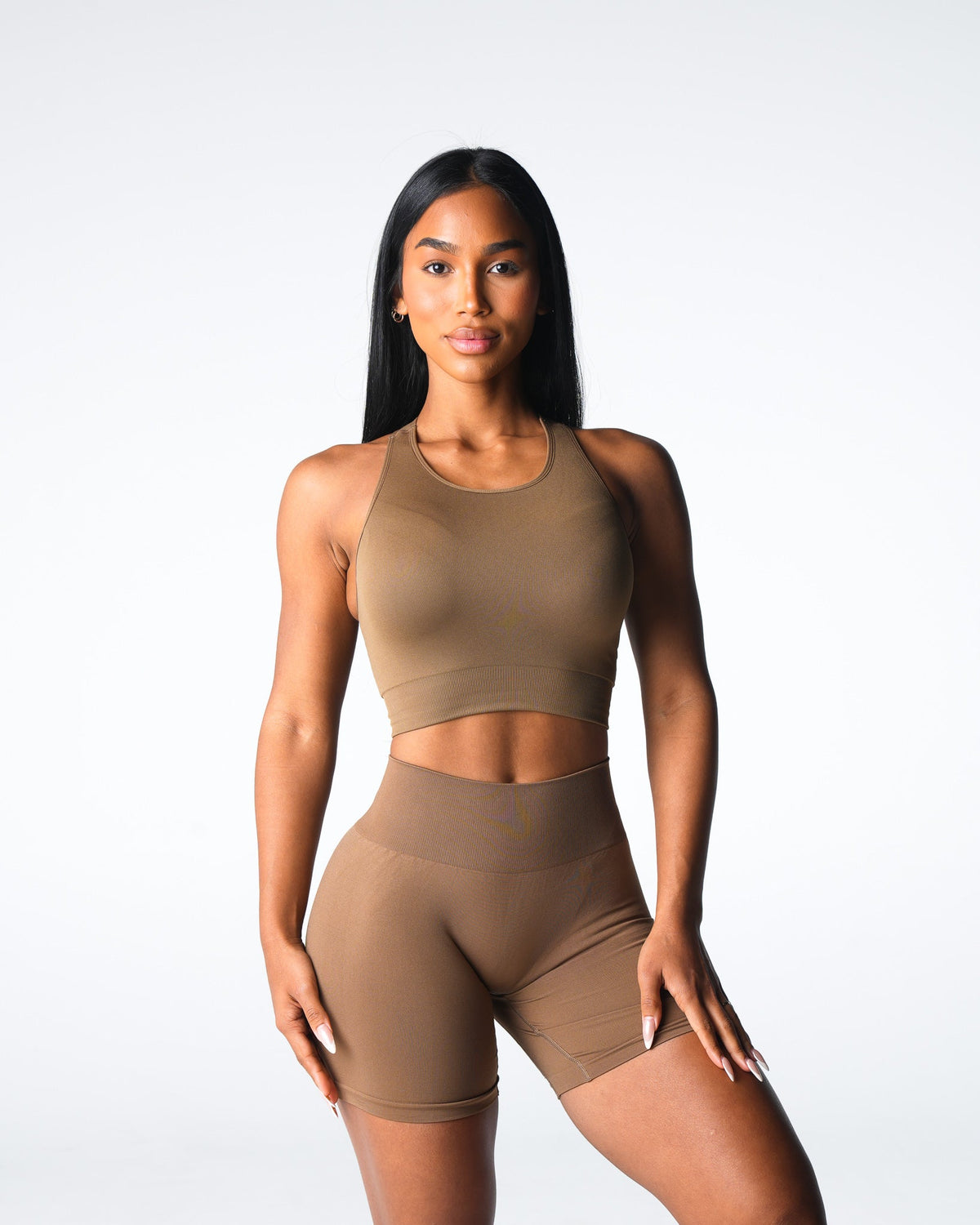 Women Toasted Almond Resilience Seamless Bra | NVGTN