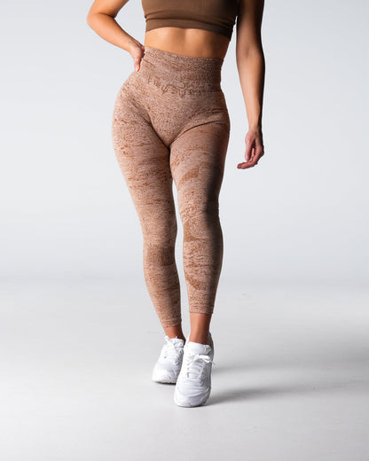 Women Sand Digital Seamless Leggings | NVGTN
