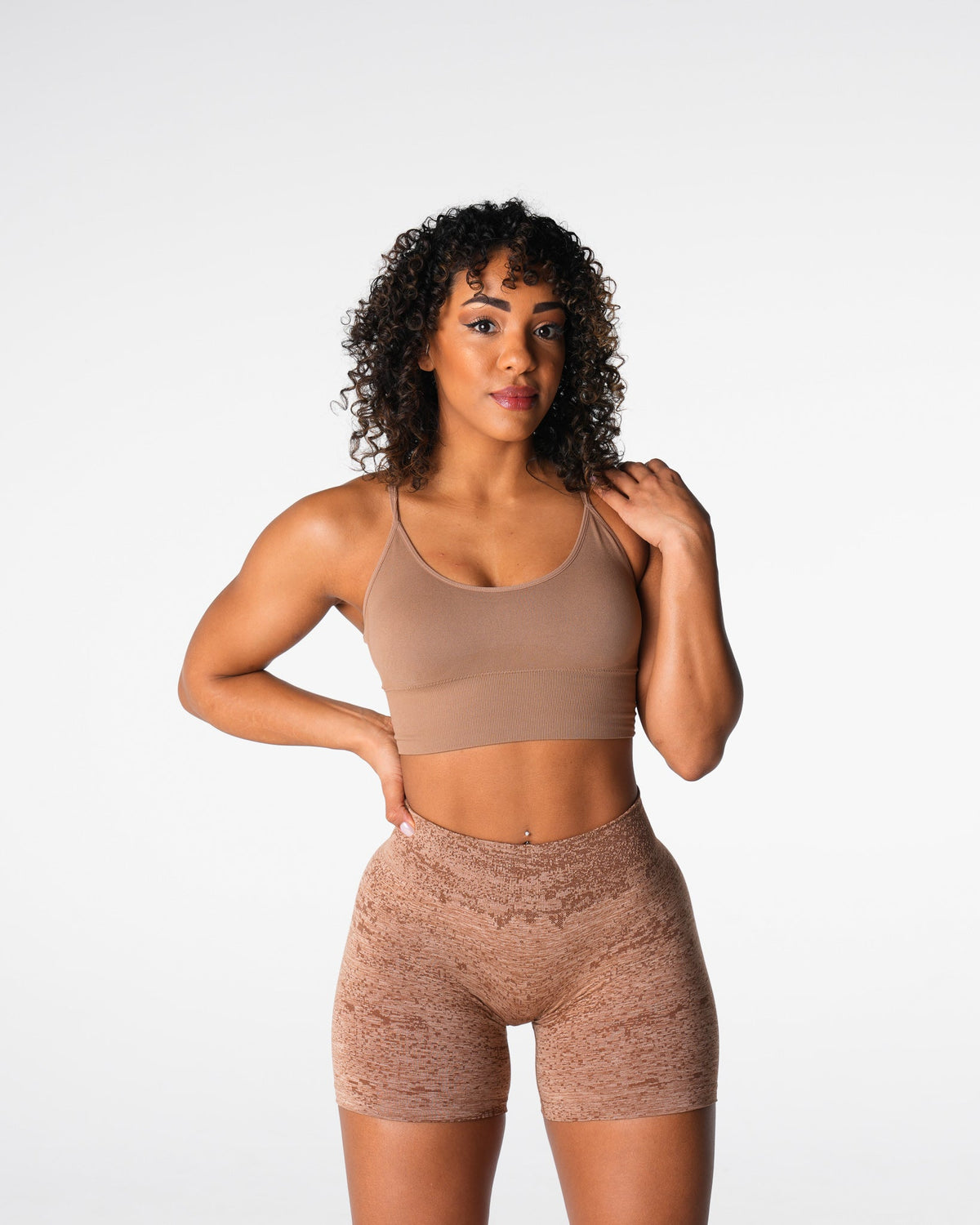 Women Sand Flourish Seamless Bra | NVGTN