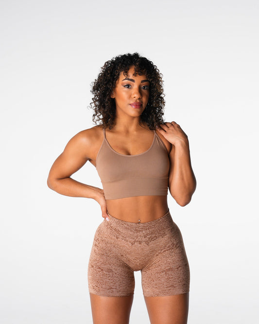 Women Sand Flourish Seamless Bra | NVGTN