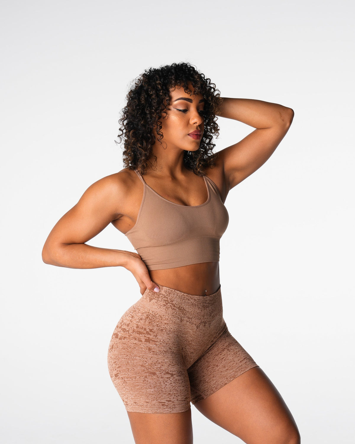 Women Sand Flourish Seamless Bra | NVGTN