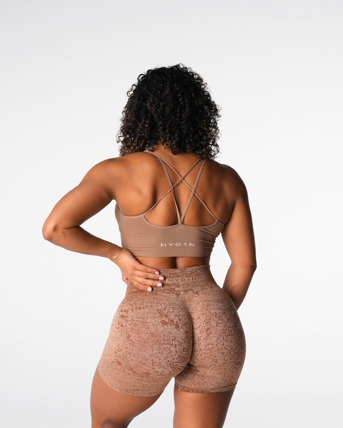 Women Sand Flourish Seamless Bra | NVGTN