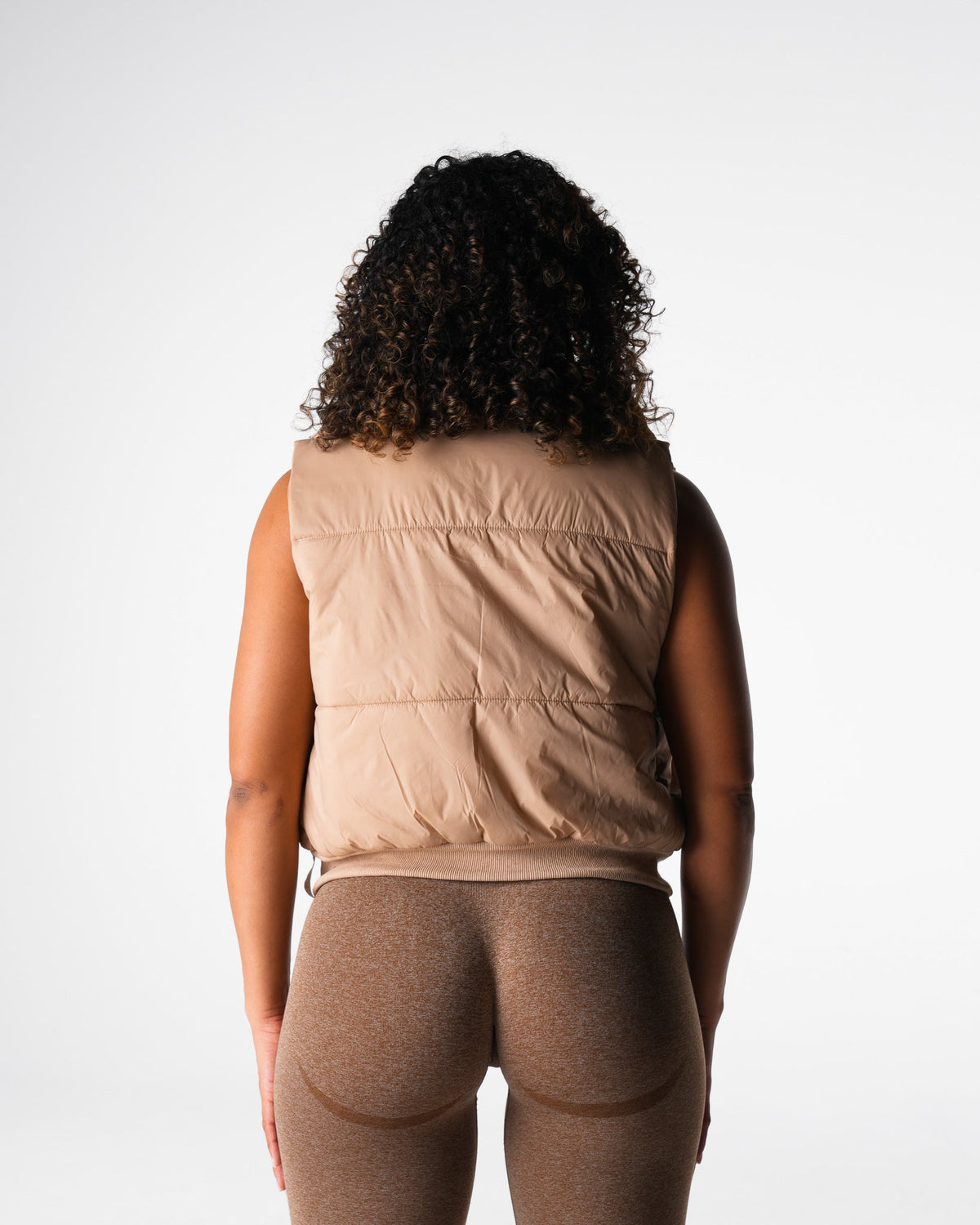 Women Cream Cloud Puffer Vest | NVGTN