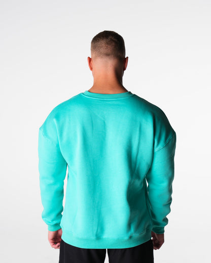 Men Turquoise Comfort Crew | NVGTN