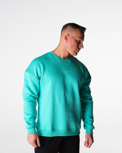 Men Turquoise Comfort Crew | NVGTN