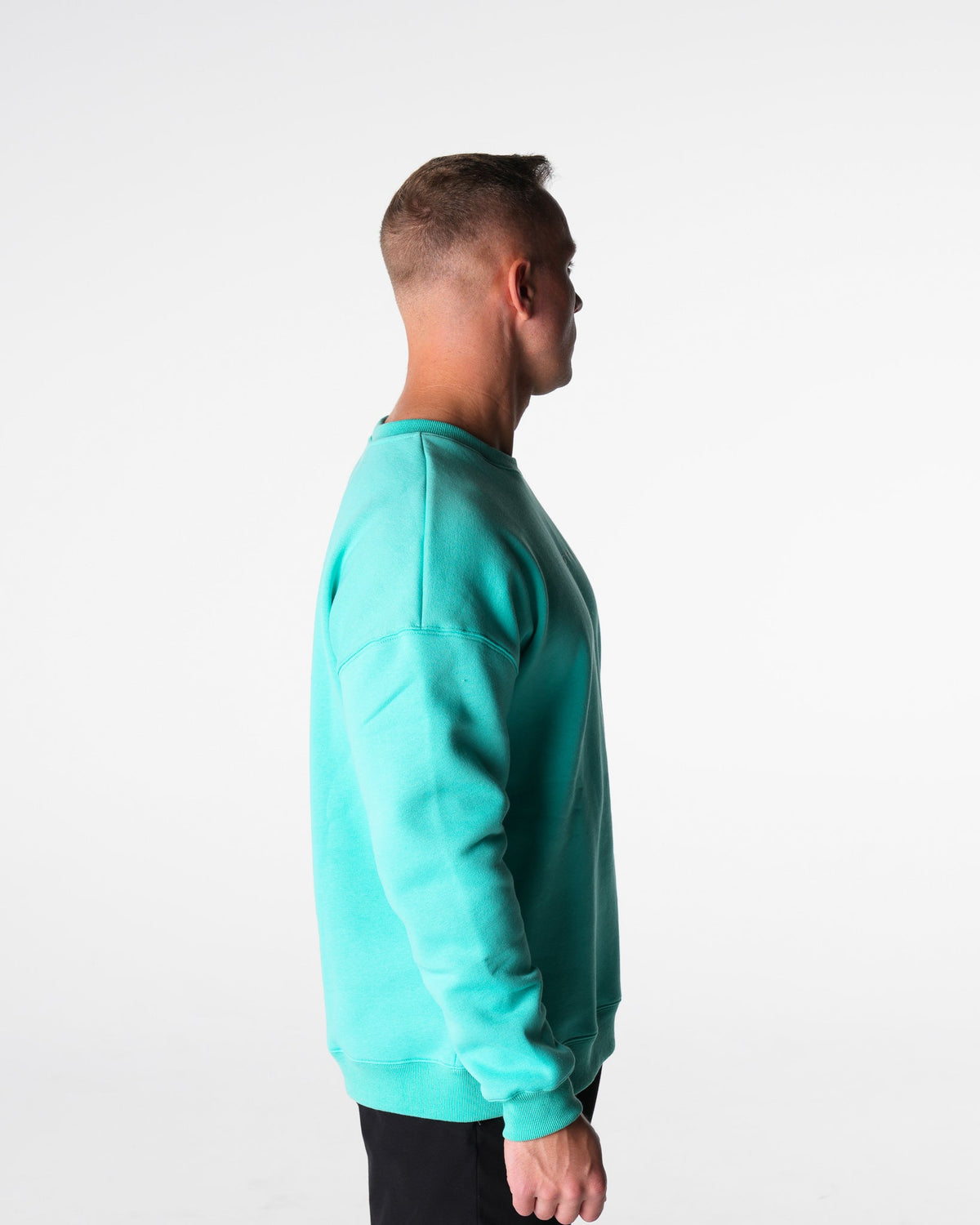 Men Turquoise Comfort Crew | NVGTN