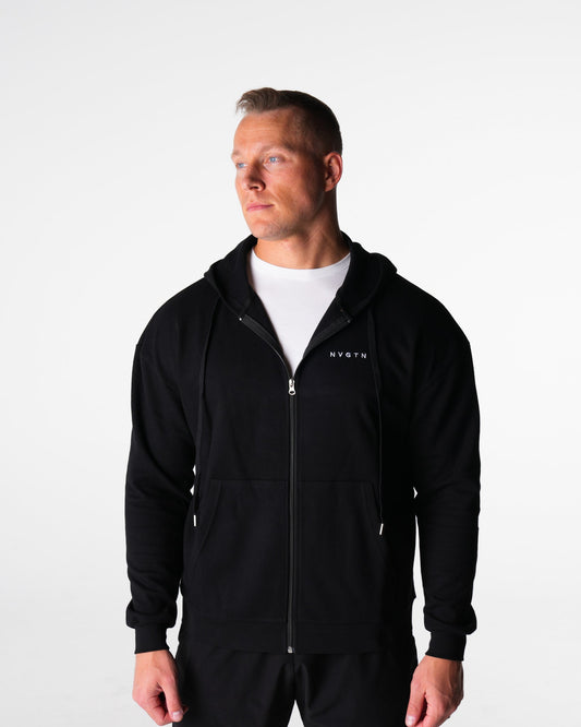 Men Onyx Elite Full Zip Hoodie | NVGTN