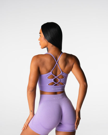 Women Lilac Thrive Seamless Bra | NVGTN