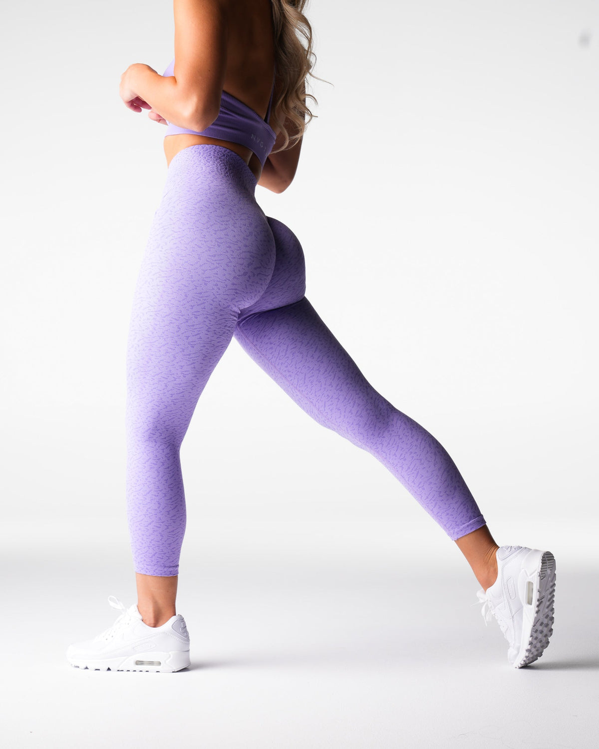 Women Lilac Zesty Seamless Leggings | NVGTN