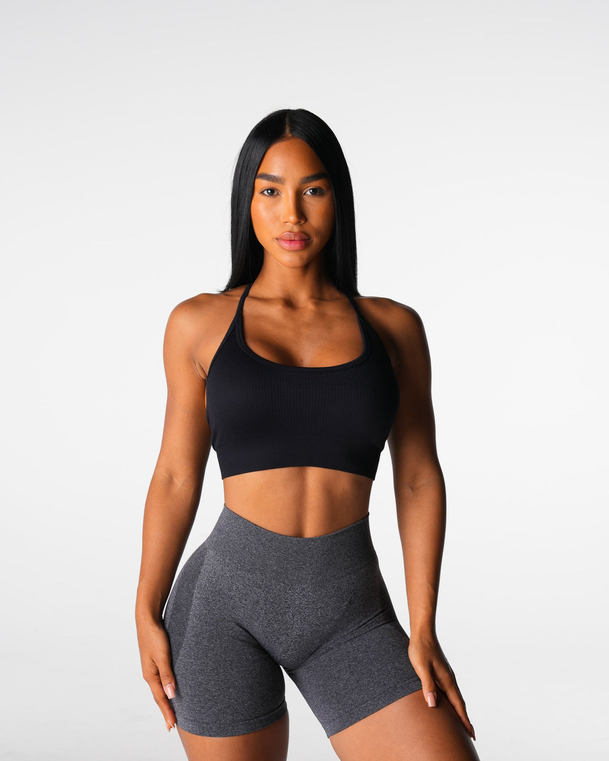 Women Black Wander Seamless Bra | NVGTN