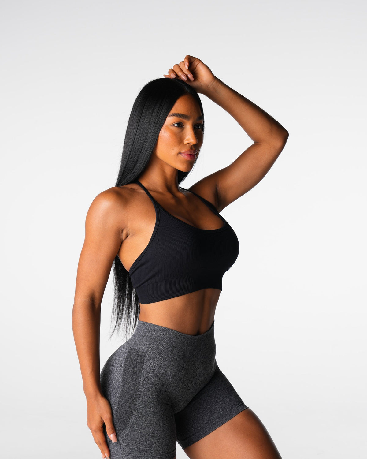 Women Black Wander Seamless Bra | NVGTN
