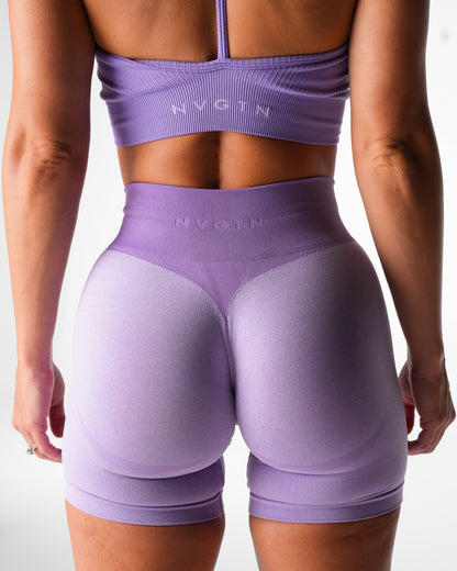 Women Lilac Knockout Seamless Shorts | NVGTN