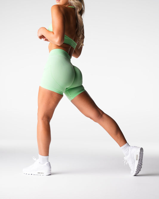 Women Pistachio Figure Seamless Shorts | NVGTN